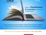 FACE scietiic Webinar series of - 6 course invite